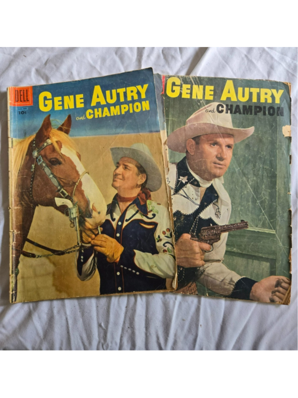 Lot of 2 Vintage Gene Autry Magazines Sept- Oct and Jan- Feb